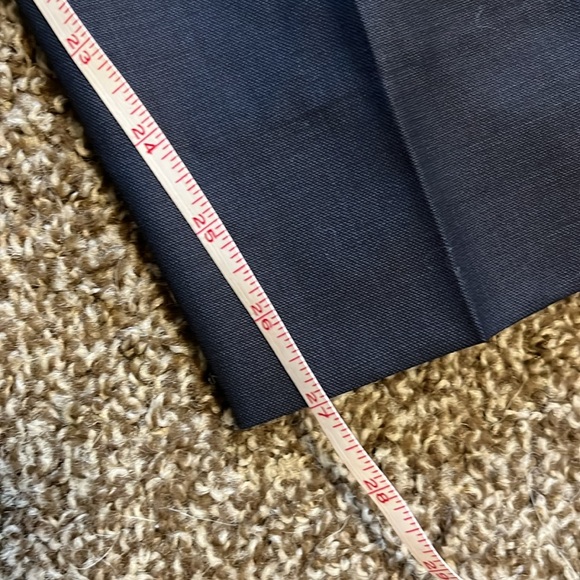 Peter Manning wool dress trousers navy blue-gray size 33x 27 (act 34 x27) - Picture 7 of 9